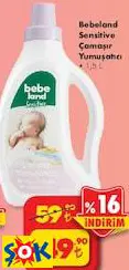 BEBELAND SENSİTİVE ÇAMAŞIR YUMUŞATICISI 1.5 I